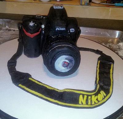 Nikon camera cake.  - Cake by kellybe13