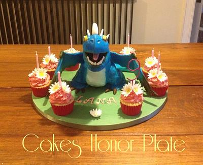 Fire Breathing Dragon Cake - Cake by Cakes Honor Plate