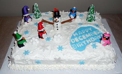 Happy Birthday, December ! - Cake by Pamela Sampson Cakes