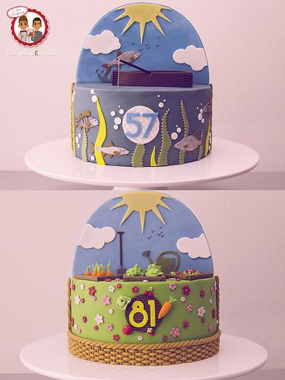 Double Birthday Cake - Cake by CAKE RÉVOL