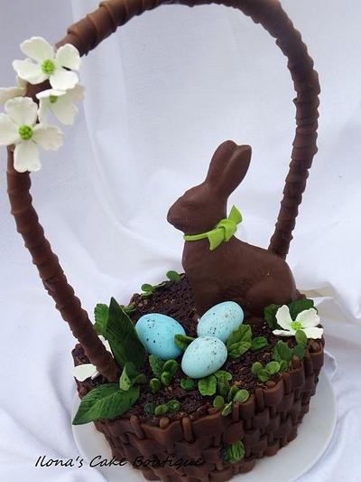 Happy Easter Basket - Cake by Ilona's Cake Boutique