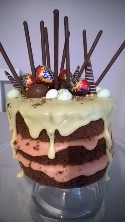 Chocolatey Cake for Easter - Cake by Combe Cakes