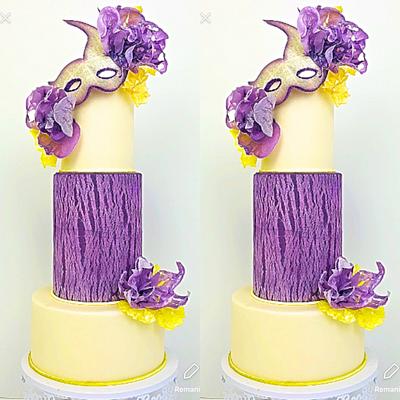 Carnival cake wafer paper - Cake by Cindy Sauvage 