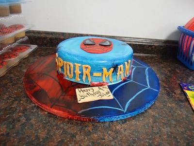 Spiderman Cake & Cupcakes - Cake by Tomyka