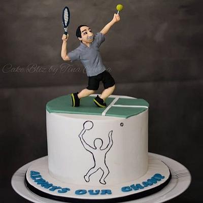 For the love of Tennis - Cake by Tina Avira Tharakan