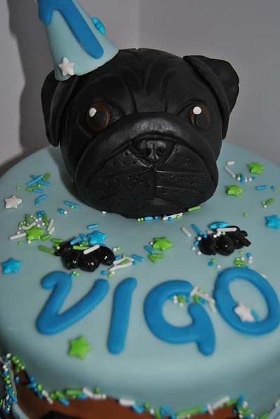 Pug cake  - Cake by Anse De Gijnst