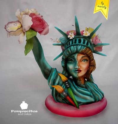 Estatua Viva (Primavera con Arte Collaboration) - Cake by Marielly Parra
