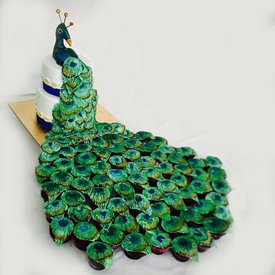Peacock Cake - Cake by Mishmash