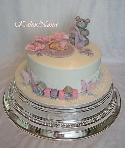 Christening cake - Cake by KakeNoms 