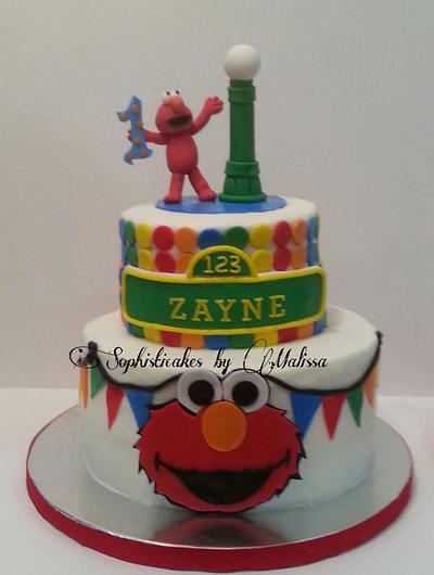 Elmo 1st Birthday - Cake by Sophisticakes by Malissa