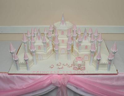 Fairytale princess castle - Cake by Kirsty pearson