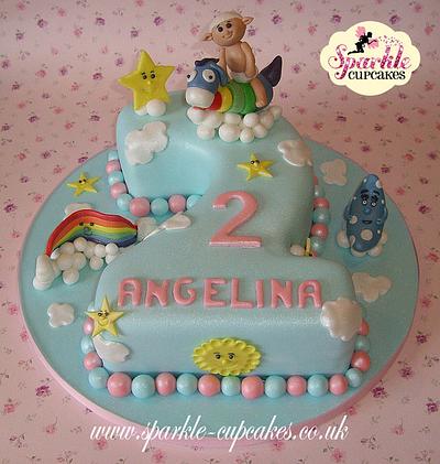 'Cloud Babies' 2nd Birthday Cake - Cake by Sparkle Cupcakes