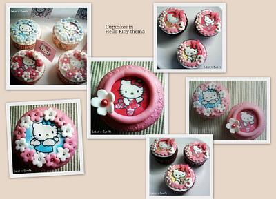 Hello Kitty Cupcakes - Cake by Cakes-n-Sweets