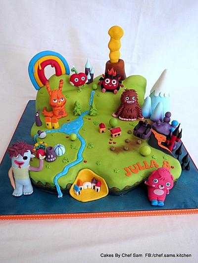 Moshi Monsters - Cake by chefsam