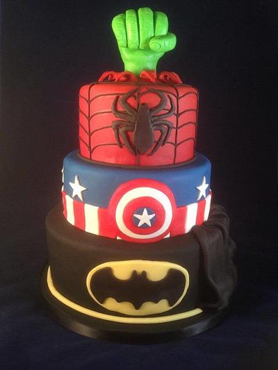 Superhero cake - Cake by For the love of cake (Laylah Moore)