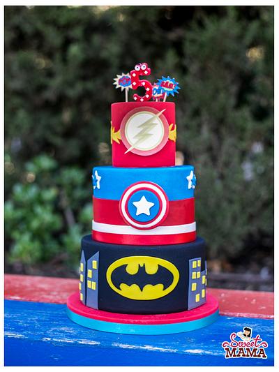 Superheroes Cake - Cake by Soraya Sweetmama