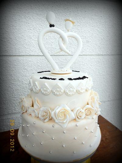 A Post Wedding Cake Celebration - Cake by Joonie Tan
