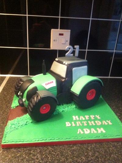 Green Claas tractor cake - Cake by Berns cakes