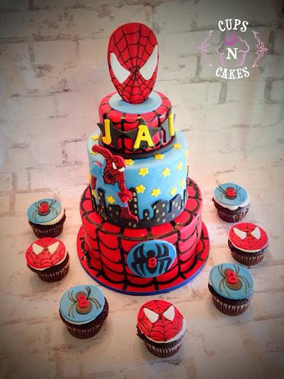 Spider-Man  - Cake by Cups-N-Cakes 