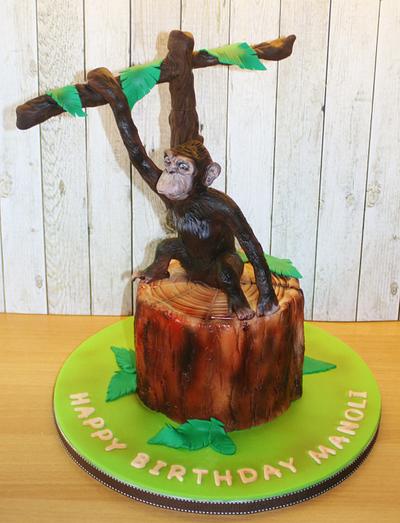 Chimpanzee cake - Cake by WhenEffieDecidedToBake