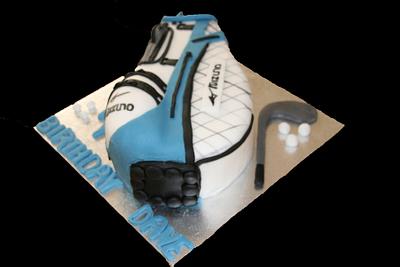 Golf Bag Cake - Cake by Roberta
