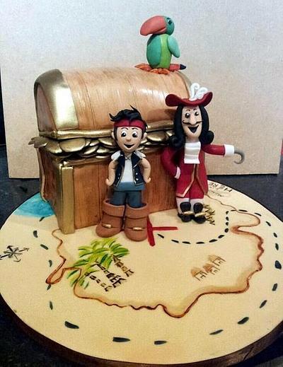 Jake and the Neverland Pirates - Cake by Lisa Wheatcroft
