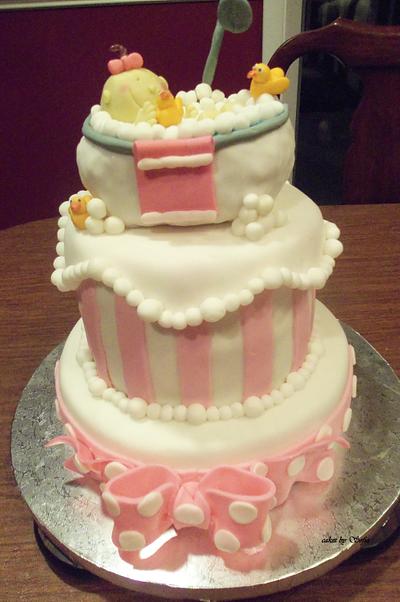 baby in the tub - Cake by Sugar My World