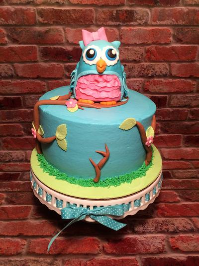 Owl cake - Cake by Sarah Green 