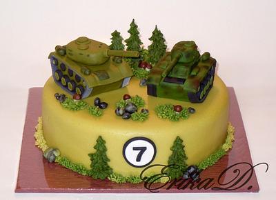 Armored car - Cake by Derika