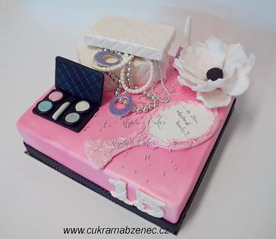 Young girl pink cake - Cake by Renata 