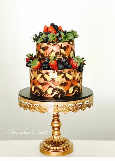40th Birthday Cake - Cake by AlphacakesbyLoan 