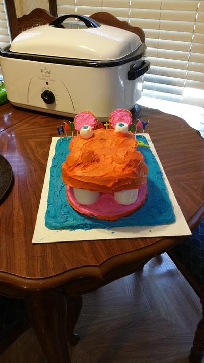 Hippo - Cake by codysweetcreations