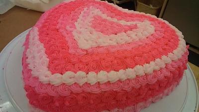 heart - Cake by Julia Dixon