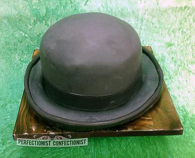 Bowler Hat Birthday Cake  - Cake by Niamh Geraghty, Perfectionist Confectionist