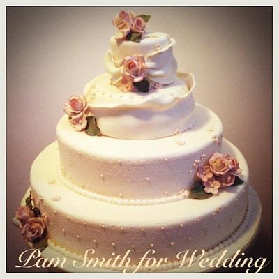 Wedding Cake ❤ - Cake by Pam Smith's Cakes