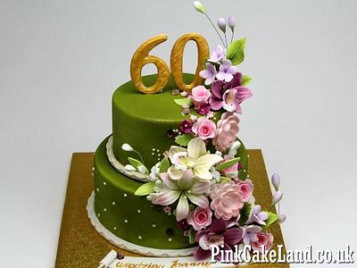 60th Birthday Cake - Cake by Beatrice Maria