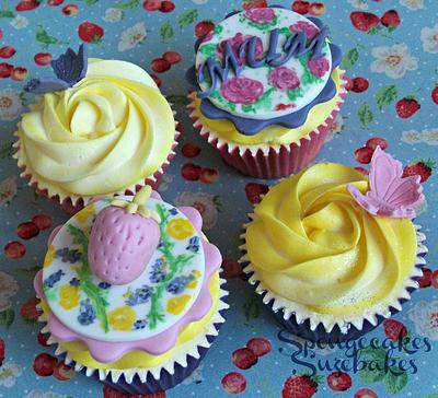 Cath Kidston inspired Cupcakes - Cake by Spongecakes Suzebakes
