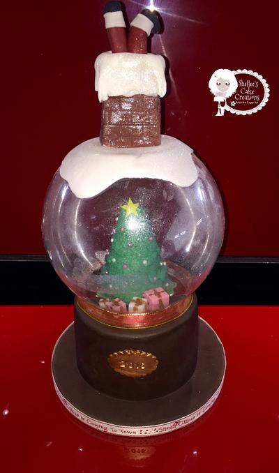 CPC Christmas Collaboration Snow Globe - Cake by Shellee's Cake Creations