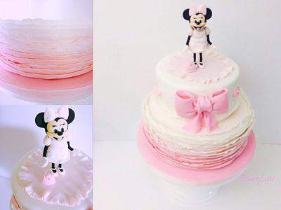 Minnie Mouse birthday  - Cake by Audrey