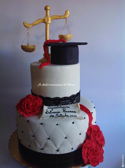 Torta di laurea - Cake by Le dolci creazioni di Rena