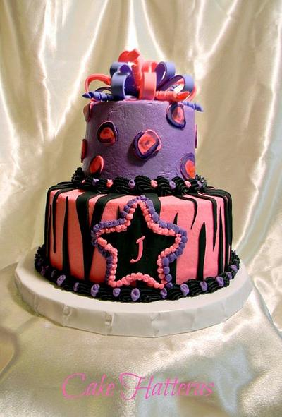 Pink Zebra, Purple Leopard, perfect for Jillian! - Cake by Donna Tokazowski- Cake Hatteras, Martinsburg WV