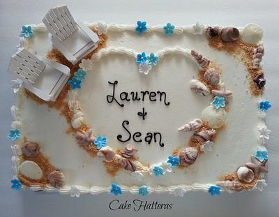A sheet cake wedding cake - Cake by Donna Tokazowski- Cake Hatteras, Martinsburg WV