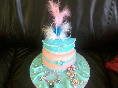 Girly cake - Cake by Kelly Robinson