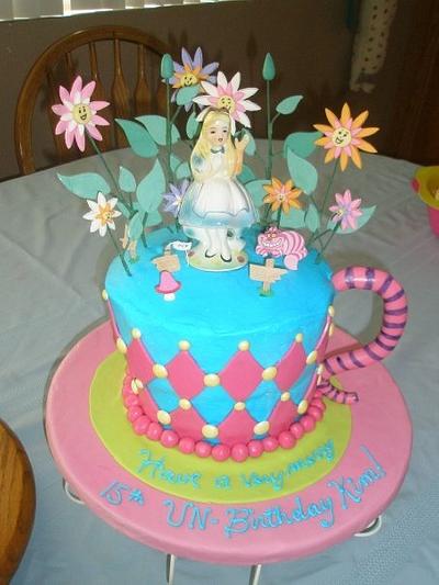 Alice in Wonderland - Cake by Mareg