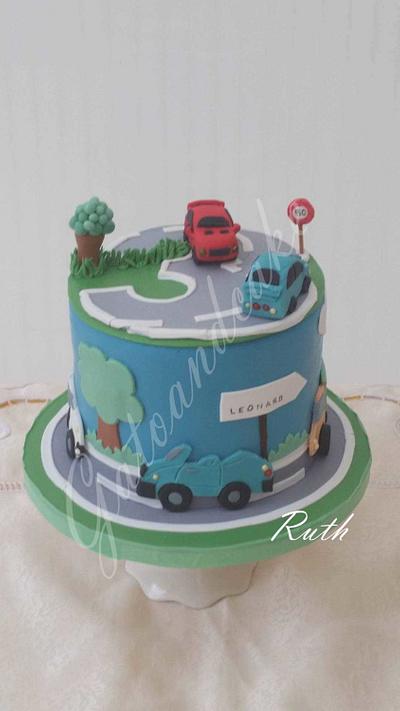 small cars - Cake by Ruth - Gatoandcake