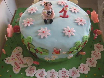 the first birthday of elisabeta - Cake by sonila