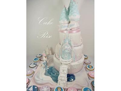 Frozen Castle themed cake - Cake by Karina Leonard