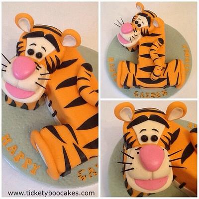 Tickety Boo - Tigger number One - Cake by Tickety Boo Cakes