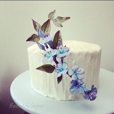 Sugar Blossoms  - Cake by Audrey