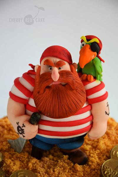 Yo-ho pirate cake! - Cake by Cherry Red Cake